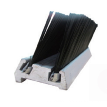 BS-3 double row Skirt Brush with aluminum pedestal for escalator and moving walk escalator spare part